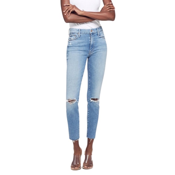 High Waisted Looker Ankle Fray Jean 